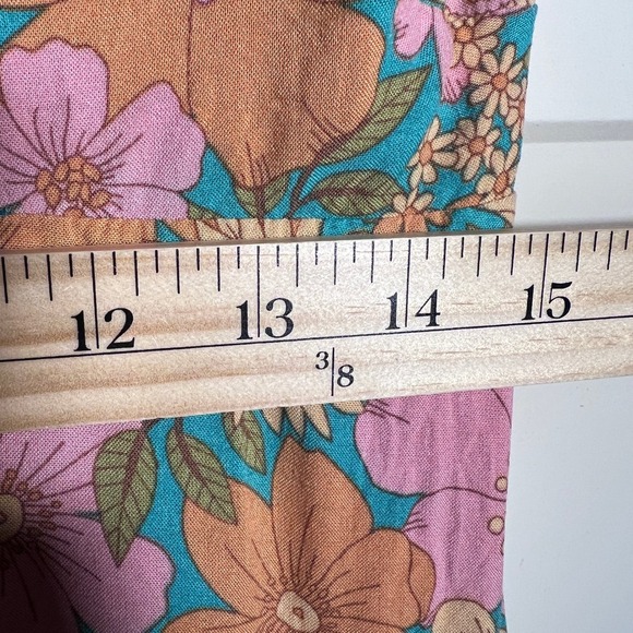Petal & Pup Jefree Retro Floral Print Midi Dress, Women's US Size 10 - Picture 13 of 15